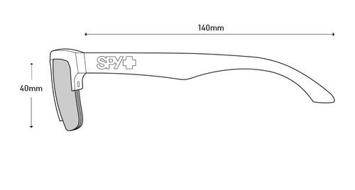 Spy Optic Helm 50/50, Square Semi-rimless Sunglasses, Color and Contrast Enhancing Lenses, Black - Happy Gray Green Lenses