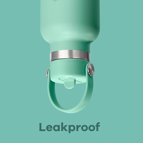 Leakproof Flex Straw Cap for Standard Mouth Water Bottles