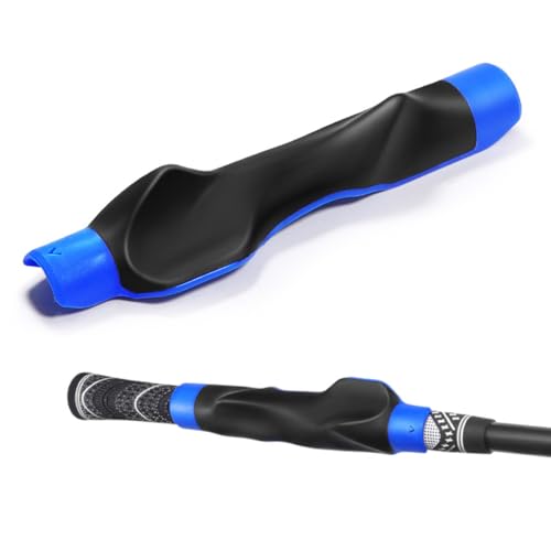 Golf Grip Trainer - Correct Hand Position Swing Aid for Right-Handed - Blue