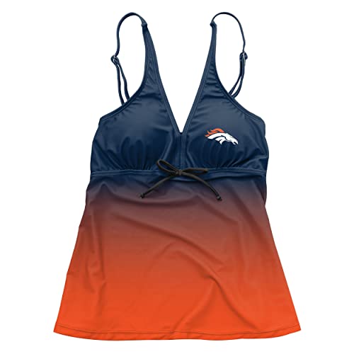 Denver Broncos Gradient Tankini Top - Officially Licensed Swimwear