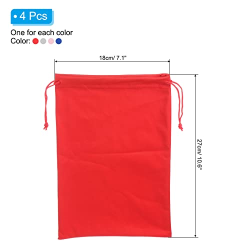 Microfiber Ski Goggle Bag - Drawstring Pouch, 4 Colors