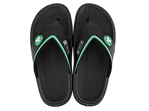 NBA Men's Block Thong Sandals - Official Team Logo Flip Flops