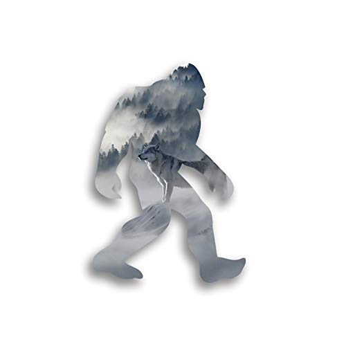 Bigfoot Sasquatch Vinyl Decal Sticker - 5.5x4 Inch - PD3217