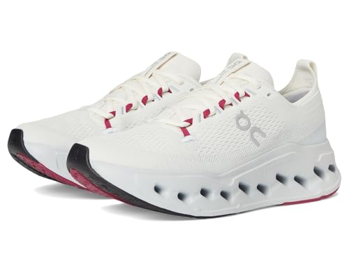 Max Cushioned Womens Cloudsurfer Road Running Shoes - 7.5 Ivory/Arctic