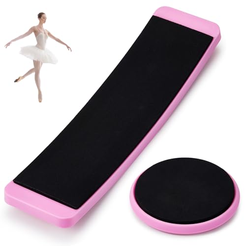 Pink Ballet Turning Board Spinner Set for Dancers - 2 Pcs Balance Training