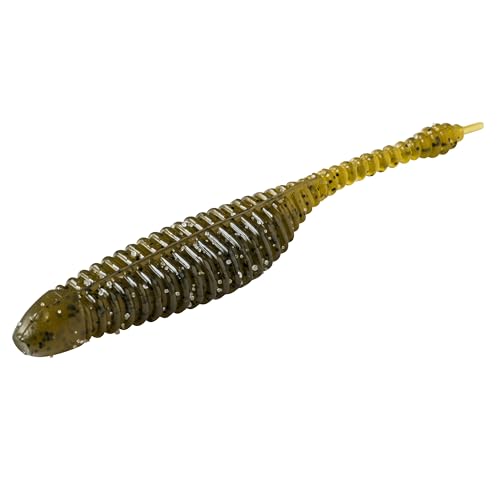 Finesse Drop Minnow - Green Pumpkin Black Flake | 2.75"