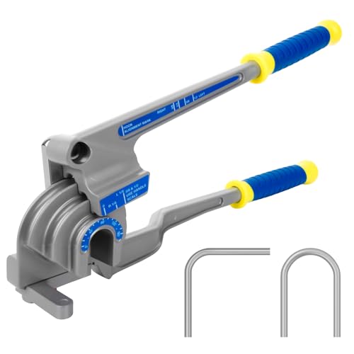 3 in 1 Manual Level Tube Bender, Pipe Tube Bender, 1/4", 3/8", 1/2" OD180¡Æ Copper Aluminum Pipes Bending Tools for HVAC Air Conditioning
