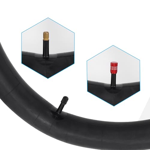 27.5 inch Fat Tire Inner Tubes 2-Pack, 32mm Schrader Valve for Electric/Mountain Bikes