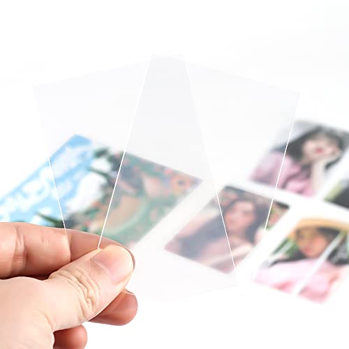Kpop Photocard Sleeves - Ultra Clear, Unsealable - 100 Packs