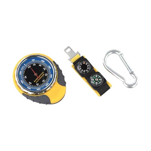 4-in-1 Outdoor Altimeter with Barometer & Thermometer for Hiking