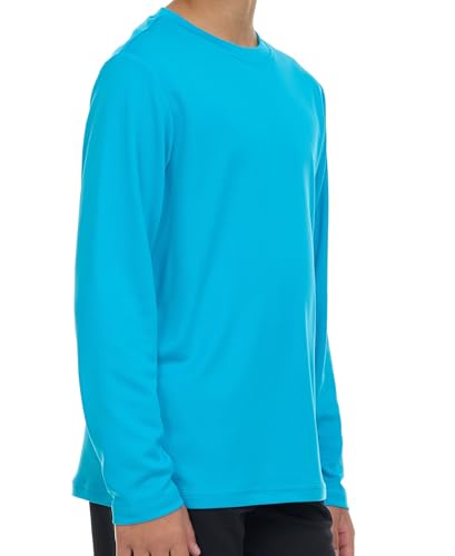 Boys Long Sleeve Rash Guard - UPF 50+ Sun Protection, Hawaii / 8