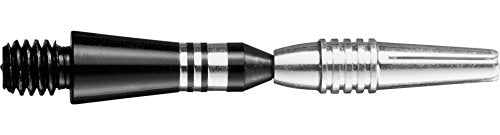Aluminum Short Dart Shaft with Rotating Top - Black - 3 Pack