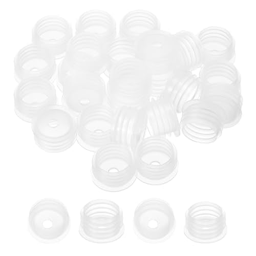 Clear Bottle Adapter Plugs - 0.67" x 0.17" - 25 Pcs