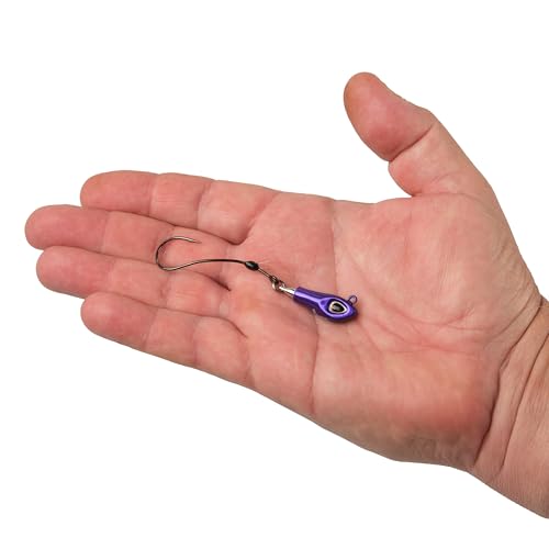 Fishing Jig with Slow-Turn Crawler Presentation - SKOL, 1/2 oz, 1/0 Hook Size
