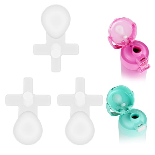 Replacement Leak Stoppers for 16 oz Insulated Water Bottles - 3-Pack White