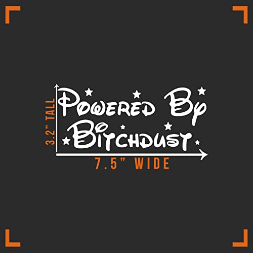 Bitchdust Vinyl Sticker Decal for Car, Wall, or Laptop - 7.5" x 3"
