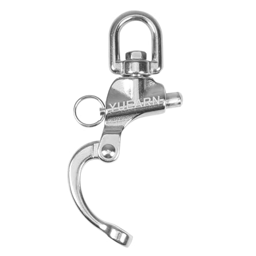 316 Stainless Steel Quick Release Snap Shackle - 2 Pcs, 2.75"