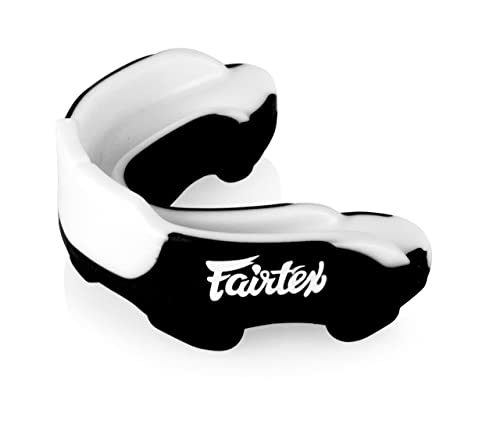 Fairtex MG3 Gel Mouth Guard Black Adult BPA Free Muay Thai MMA Gum Protection