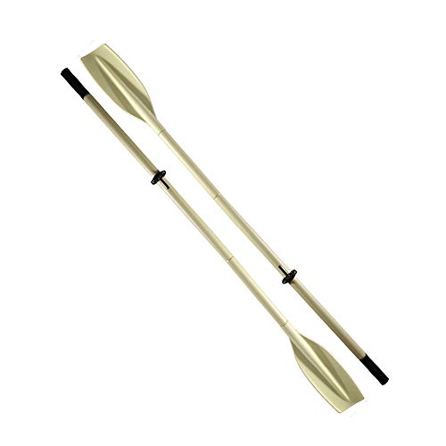 Heavy Duty Aluminum Oars with Oar Locks - 8' Split Shaft