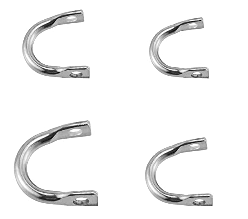 Dr.Fish Silver #3 (1/4") Spinner Clevises 100 Pack for Spinnerbaits & Lures