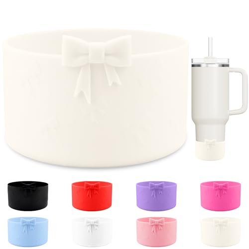 Silicone Protective Boot for Water Bottles - Off-White
