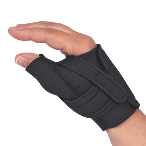 Comfort Cool CMC Thumb Brace - Right Hand, Black, Medium, Support for Arthritis & Tendinitis