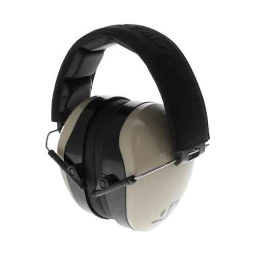 Walker's Dual Colored Passive Muff - Compact Folding Lightweight 26dB NRR Hunting Gun Range Shooting Hearing Protection Muff