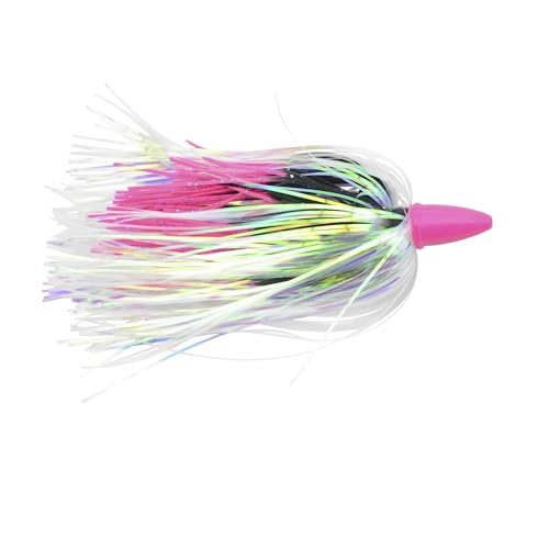 Smoker Choker Fishing Lures - Luminescent Glowing Head, 4in - Black/Pink/Pearl