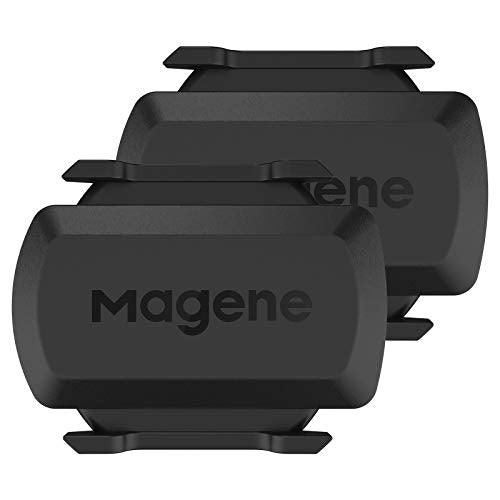 Magene Outdoor Cadence/Sensor 2 Pack – Bluetooth/ANT+ RPM Sensor for Cycling, Compatible with Onelap, Wahoo, Zwift