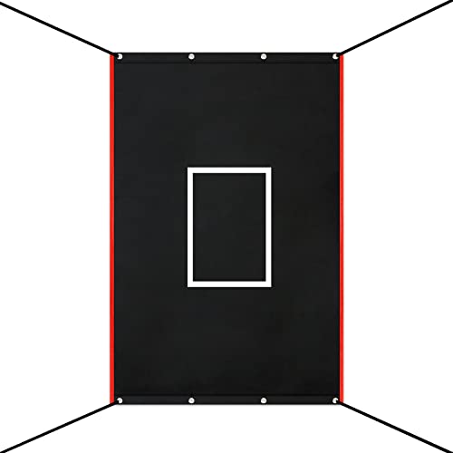 Heavy Duty Baseball Batting Cage Backstop - 4 x 6 ft