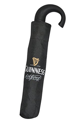 Guinness Contemporary Umbrella with Curved Handle