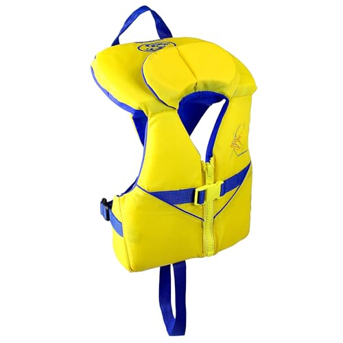 Infant Life Jacket - US Coast Guard Approved, 20-30 lbs - Yellow/Blue