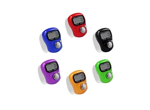 Digital Finger Counter - 5 Digit LCD Tally Counter - 4 Pack