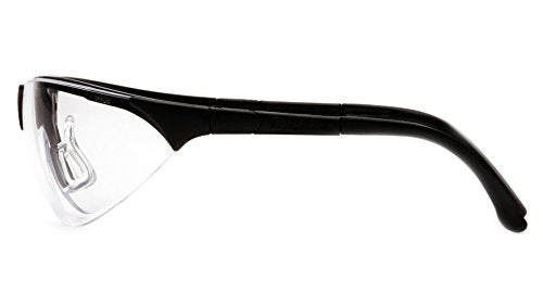 Rendezvous Safety Glasses - Clear Anti-Fog Lens with Black Frame