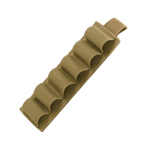 6 Rounds Shotgun Shell Holder - 12/20 Gauge - Tan