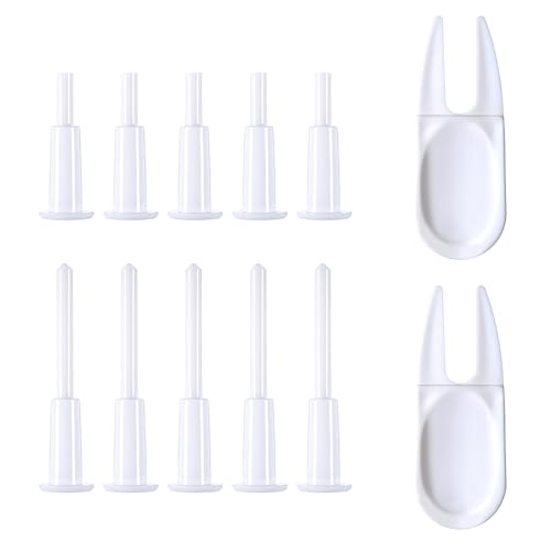12-Piece Exercise Ball Plug Replacement Kit with Remover Tool