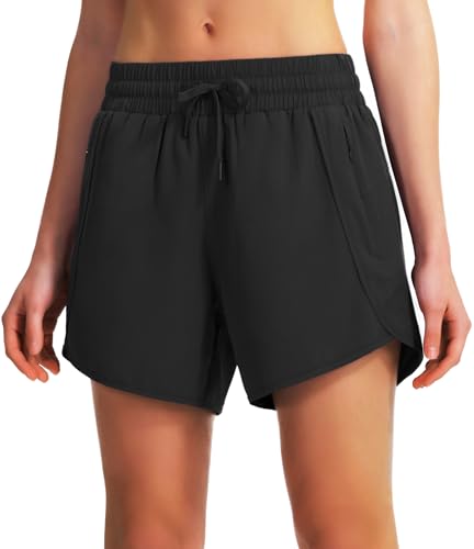 Women's Athletic Running Shorts - Quick Dry, Lightweight with Pockets