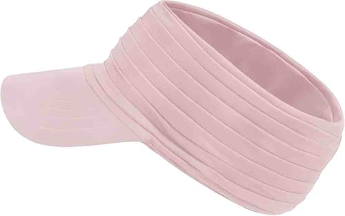 Wide Brim Visor Hat for UV Protection - Lightweight with Ponytail - One Size