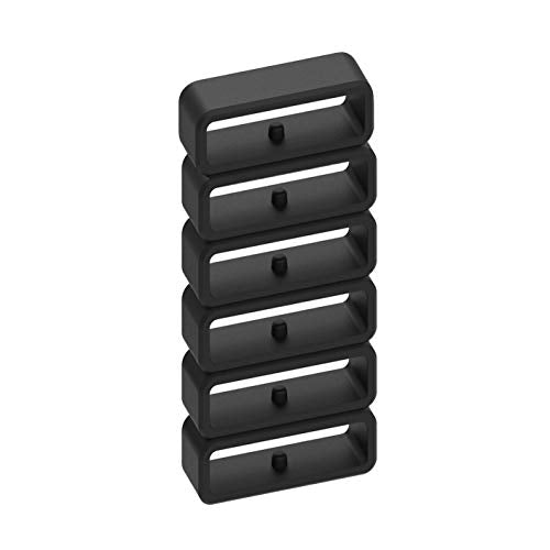Silicone Fastener Rings for Garmin Forerunner Watches - 6-Pack