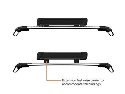 SnowPack Ski & Snowboard Rack - Large (6 Pairs/4 Boards) - Black