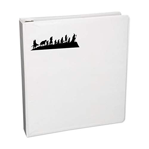 Rings Lord Caravan Fellowship Sticker Decal - 8" x 2"