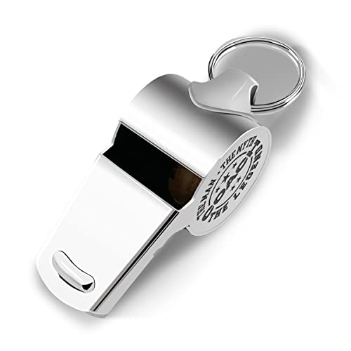 Stainless Steel Coach Whistle with Lanyard - Legend Coach Gift Set