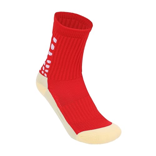 Grip Soccer Socks for Kids - 5 Pcs in Black, Blue & Red
