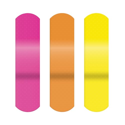 Neon Adhesive Bandages with Stat Strip® - 3/4" x 3"