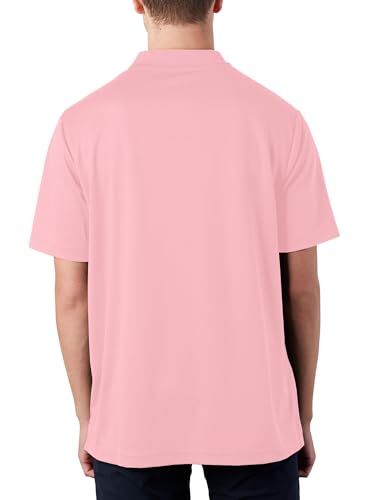 Southpole Men's Birdseye Performance Polo Shirt XL Pink Moisture-Wicking