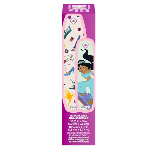 Disney Princess Adhesive Bandages for Kids - Sterile Assorted Sizes, 20 Count