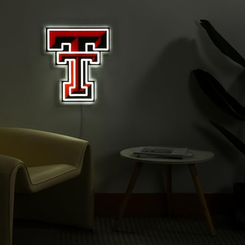 Texas Tech Red Raiders LED Neon Sign - 15" Light Up Display
