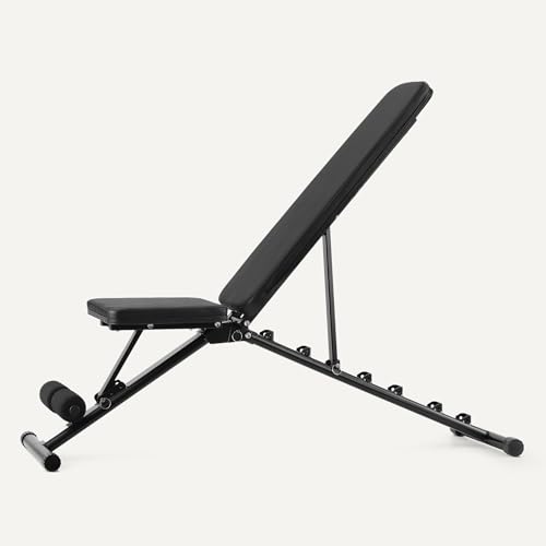 Adjustable Weight Bench for Home Gym - Supports 660 lbs, Foldable