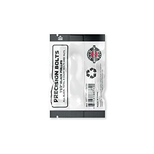 1.5" Phillips Head Skateboard Hardware - Black