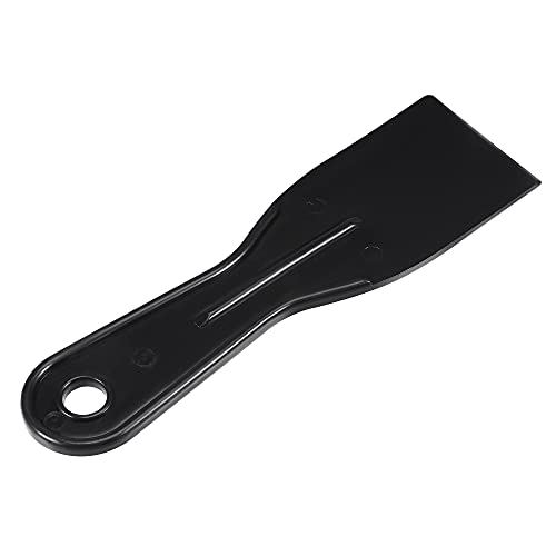 uxcell Putty Scraper 2" ABS Plastic Spatula Drywall Patch Repair Spreader Wall Covering Smoother Black 4Pcs